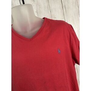 Men's Polo Ralph Lauren Size L Salmon Pink V-neck T-shirt